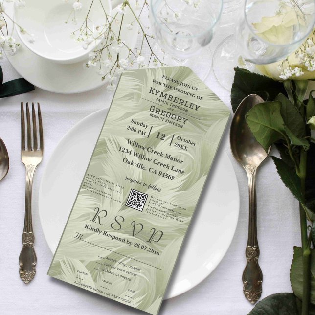 Website zum Abstrakten Pinselmuster E-Mail-QR-Code All In One Einladung (Von Creator hochgeladen)