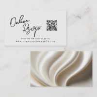 Website zum UAWG QR-Code für Elfenbein, weißes Sat