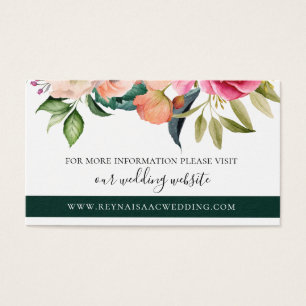 Website zur Hochzeit von Bohemischen Blooms