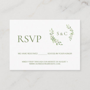 Website zur Hochzeitsszene für Wappen-Monogramm-Bl Begleitkarte