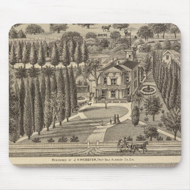 Webster, Badger-Wohnungen Mousepad (Vorne)