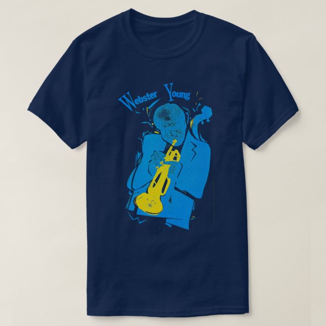 Webster Young Jazz Music Legend T-Shirt (Design vorne)