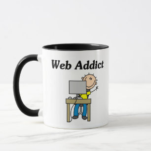 Websüchtiger Tasse