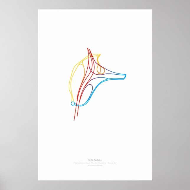 Wechsel-Choreographie: Perth, Australien 2 Poster (Vorne)