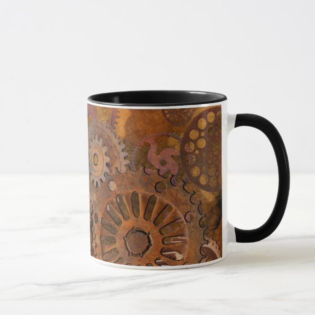 Wechselgetriebe - Dampfgetriebe und Zahnräder Tasse (Rechts)