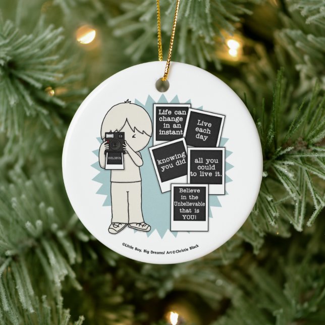 Wechseln in einem Instant Keramik Ornament (Baum)