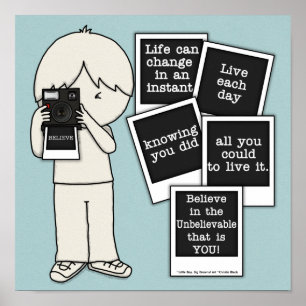 Wechseln in einem Instant Poster