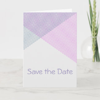 Wechselnde Chevrons Save the Date Einladung