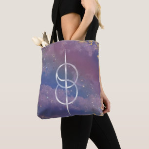 wechselndes Symbol in den Wolken Tasche