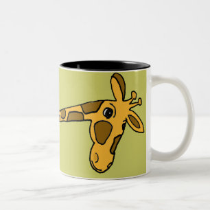 WECHSELSTROM, fantastische Giraffen-Cartoon-Tasse Zweifarbige Tasse