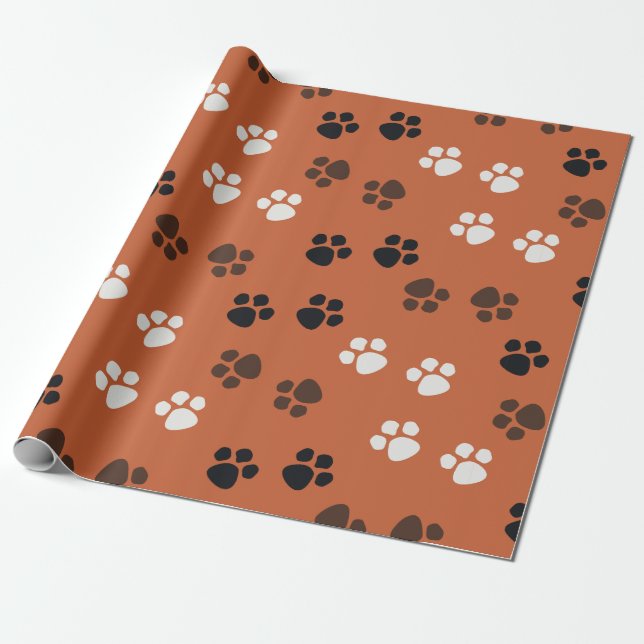 Weck auf!! Golden Retriever Pop Art von CallisC Geschenkpapier (Ungerollt)