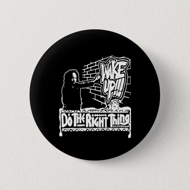 Weck auf!!!.... weck uns!!!......... weck auf!! Pt Button (Vorderseite)