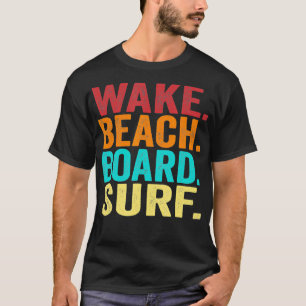 Weck Beach Board Surf Beach Surfen Vintag Surfer T-Shirt