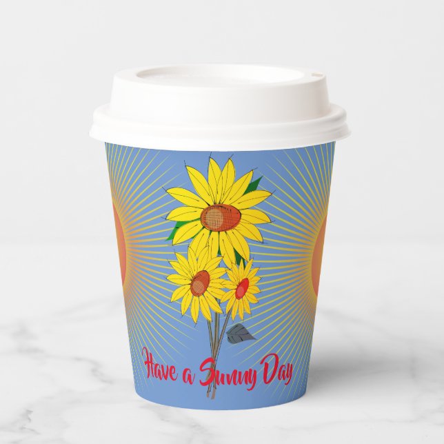 Weck bis Sonnenschein - Kaffee/Getränk Pappbecher (Vorderseite)