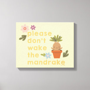 Weck bitte nicht den Mandrake Leinwanddruck