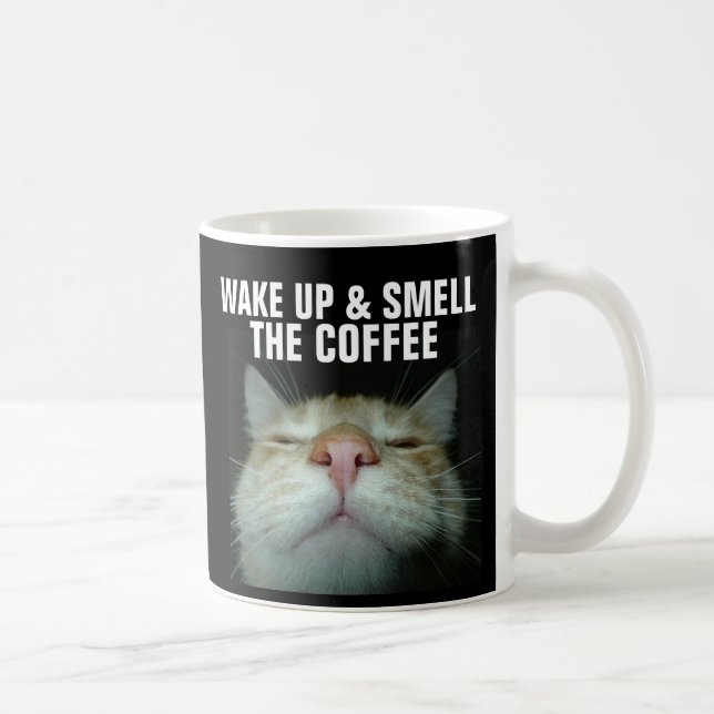 WECK DEN KAFFEE, DIE KAFFEE, DIE KAFFEE-TASSE VON  KAFFEETASSE (Rechts)