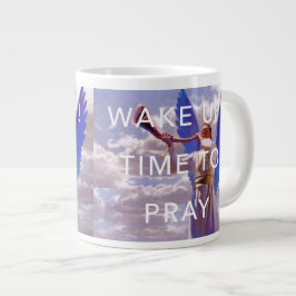 Weck der Zeit zum Beten der Tasse