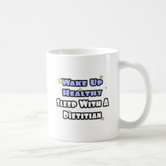Weck gesund auf... Schlaf mit einem Diäten Kaffeetasse