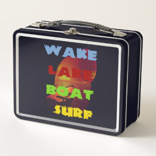 Weck Lake Boat Surf Metall Brotdose