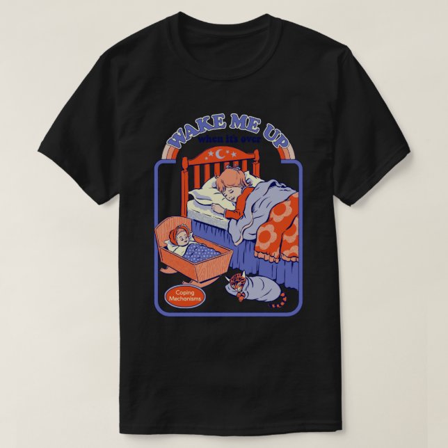 Weck mir auf T-Shirt (Design vorne)