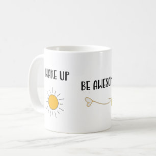 Weck up be Phantastisch wiederholen glücklichen M Kaffeetasse