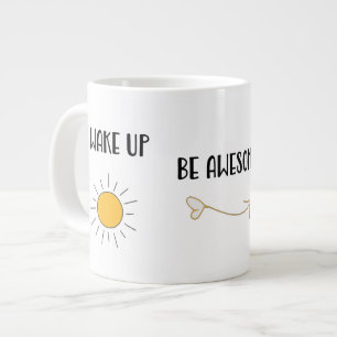 Weck Up Be Phantastisch wiederholen Happy Morning Jumbo-Tasse