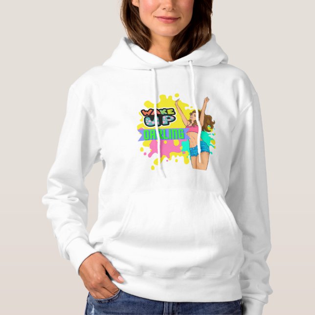 WECK-UP-DARLING HOODIE (Vorderseite)