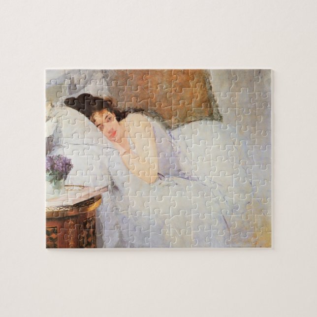 Weckende Frau, 1876 (Öl auf Leinwand) (Horizontal)