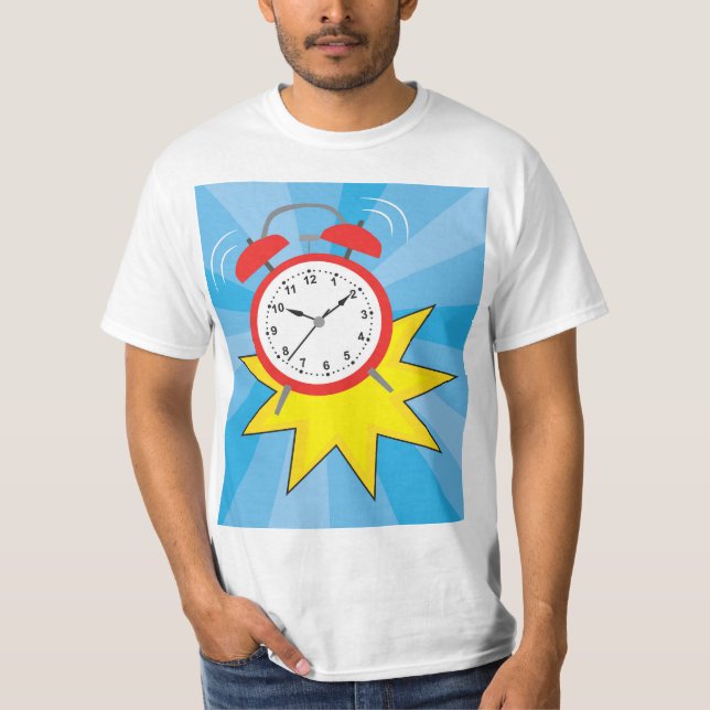 Wecker Alarmierend T-Shirt (Vorderseite)