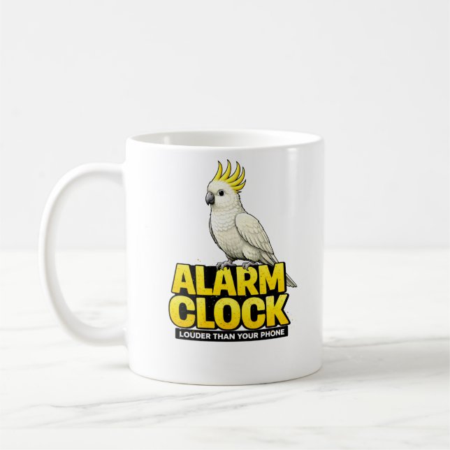 Wecker Kakadu Kaffeetasse (Links)