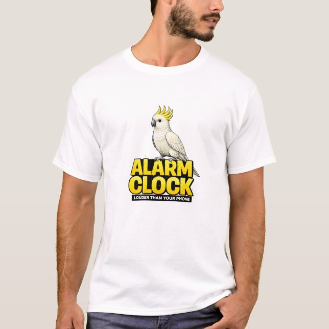 Wecker Kakadu T-Shirt (Vorderseite)