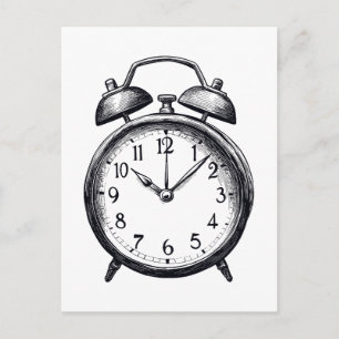 Wecker Postkarte