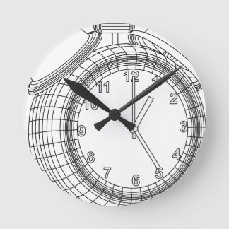 Wecker Runde Wanduhr