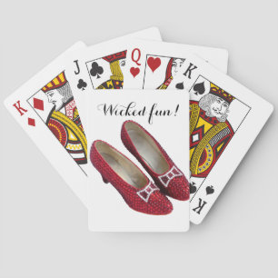 Wecker Spaß Ruby Red Slippers Spiele Karten spiele Spielkarten
