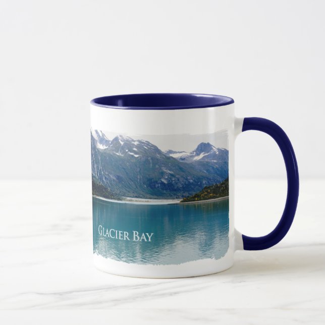 Wecker-Tasse der Gletscher-Bucht-2 Tasse (Rechts)