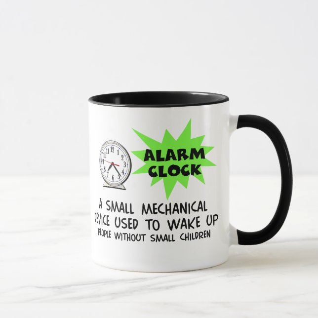 Wecker-Witz Tasse (Rechts)