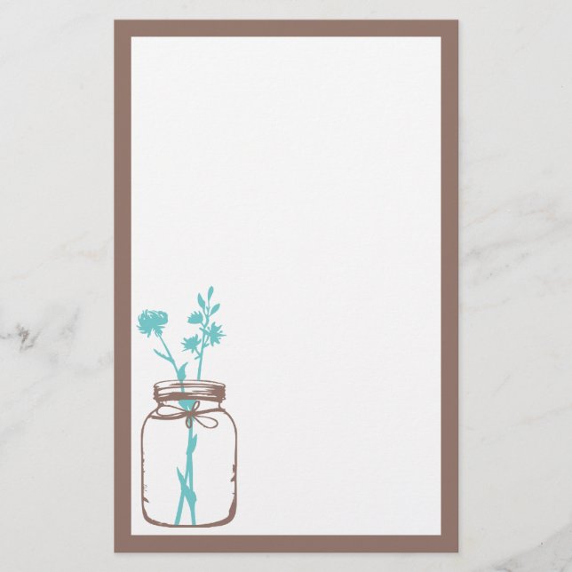 Weckglas-Briefpapier Briefpapier (Vorderseite)