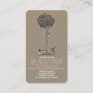 Weckglas-Visitenkarten Visitenkarte