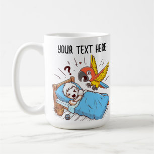 WECKRUF PAPAGEI KAFFEETASSE