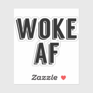 Weckte AF Aufkleber