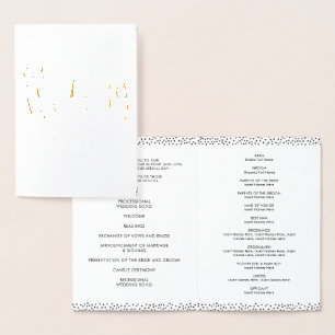 WEDD CEREMONY PROGRAMM Einfach handhabter Typ