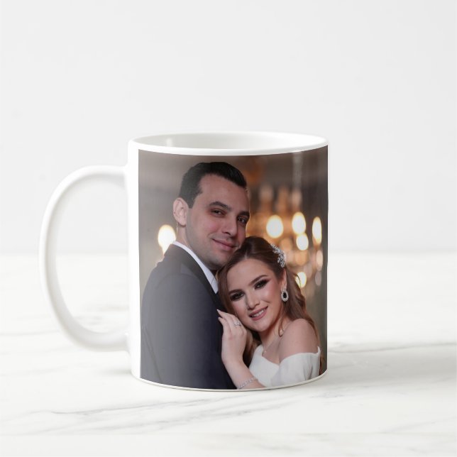 WEDD FOTO CUSTOM KAFFEE TASSE (Links)