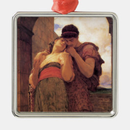 Wedded Bliss (von Frederic Leighton) Ornament Aus Metall