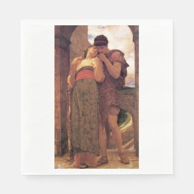 Wedded Bliss (von Frederic Leighton) Serviette (Vorderseite)