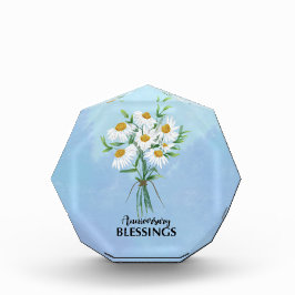 Wedding Anniversary Blessings Bouquet of Daisies Fotoblock