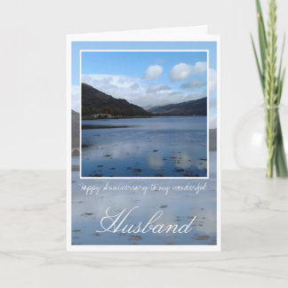 Wedding Anniversary Husband, Inveraray, Scotland Karte