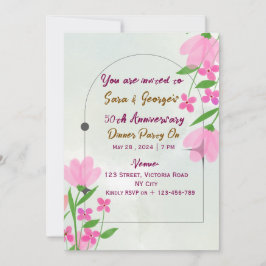 Wedding Anniversary Invitations Einladung