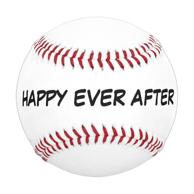 WEDDING BASEBALL GIFT, GLÜCKLICH JE NACH (Vorderseite)