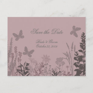 Wedding Belle Save the Date Postcard Ankündigungspostkarte