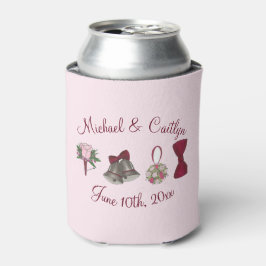 Wedding Bells Boutonniere Bouquet Bowtie Shower Dosenkühler